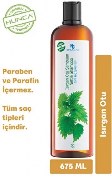 Hunca Care Isırgan Otu 675 ml Şampuan