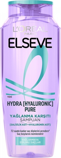 Loreal Paris Elseve Hydra Pure Yağlanma Karşıtı 300 ml Şampuan