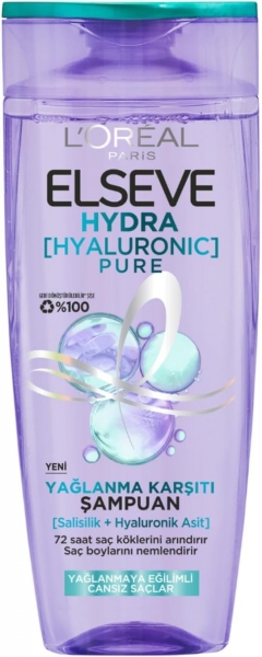 Loreal Paris Elseve Hydra Pure Yağlanma Karşıtı 300 ml Şampuan