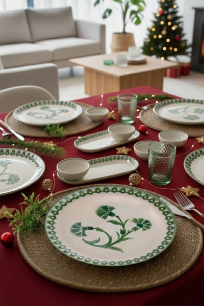 Kütahya Porselen Ottoman Elegance 14 Parça Kahvaltı Takımı