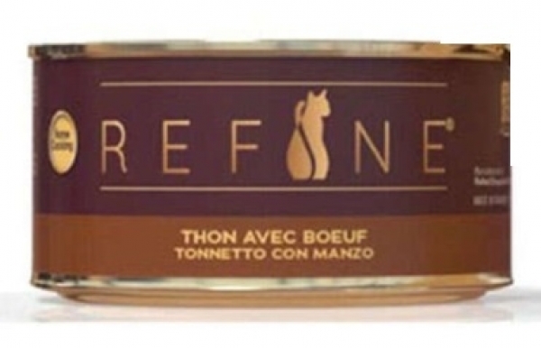 Refine Ton Balıklı ve Sığır Etli 85 gr Kedi Maması