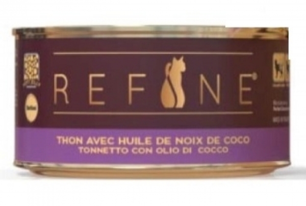 Refine Ton Balıklı ve Hindistan Cevizi Yağı Kısırlaştırılmış 85 gr Kedi Maması
