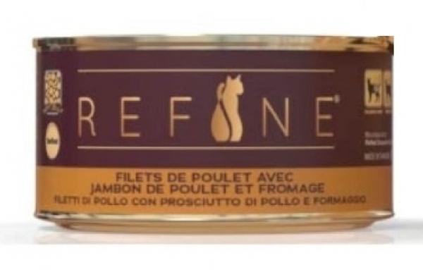 Refine Tavuk Jambonlu ve Peynirli Kısırlaştırılmış 85 gr Kedi Maması