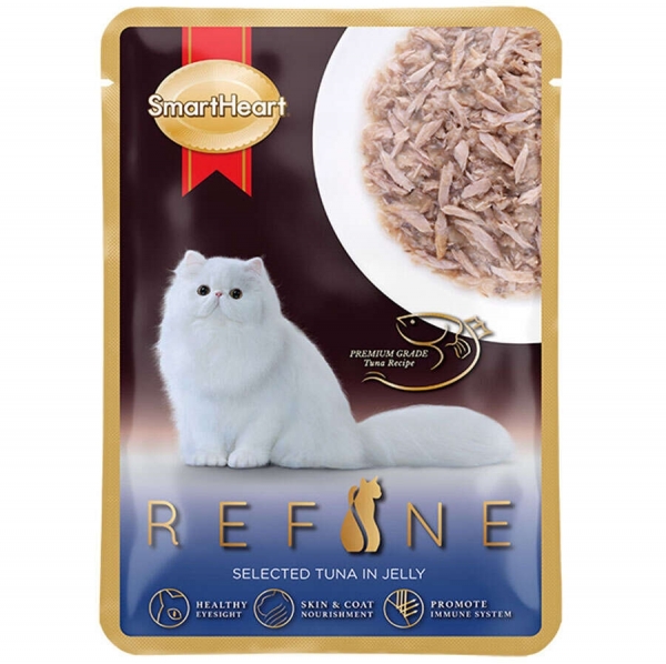 Refine Pouch Jöle Ton Balıklı 70 gr Kedi Maması