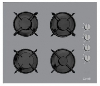 Zendi Gri Ankastre Set ZO.22475.G + ZF.3351.G + ZD.1015.G