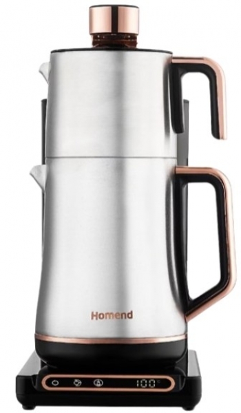 Homend Teabot 1785H Çay Makinesi (Krom / Bakır)