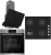 Uğur Inox Ankastre Set UAO 6041W3 SCY RSR1 + UAF 6011D IMPET + UAD 6012G SA3D