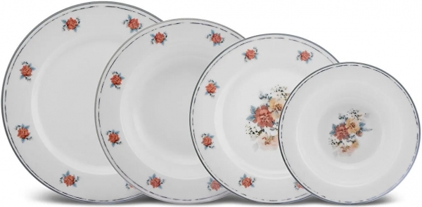 Karaca Flor 24 Parça Yemek Takımı