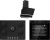 Tommatech TT300 Siyah Ankastre Set TAO7001BG + TAF6004BSP + TDE6001BG