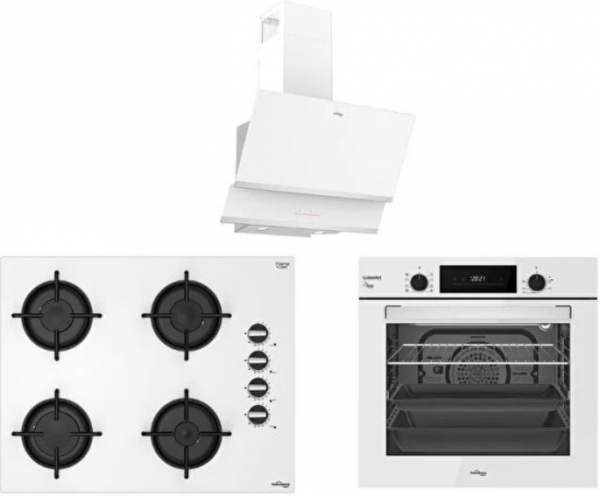 Tommatech TT200 Beyaz Ankastre Set TAO6001WG + TAF6005WS + TDE6001WG