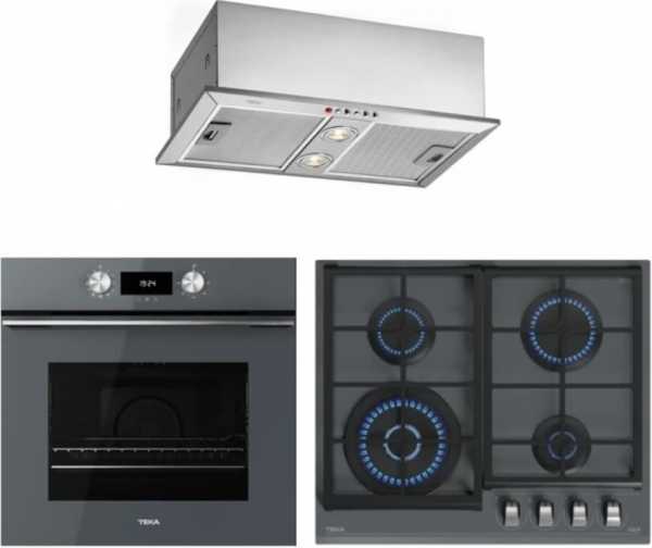 Teka Gri Set 6 Ankastre Set GZC 64320 XBC ST + HLB 8400 ST + GFH-55