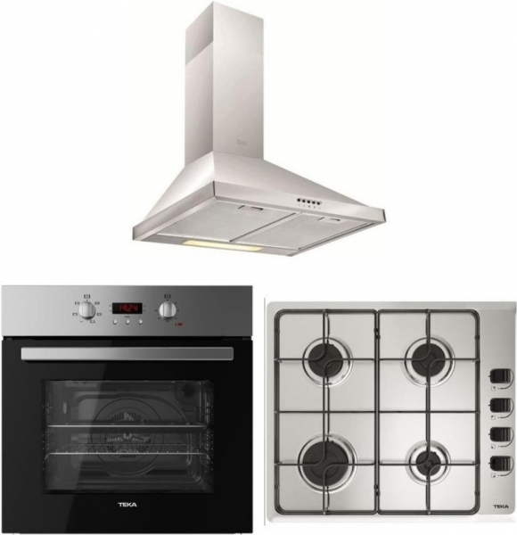 Teka Chef 2 Ankastre Set HLX 640 KB + HEB 723 SS + DF 60