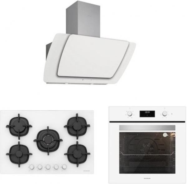 Silverline Beyaz Ankastre Set CS5364W01 + BO6502W02 + 3373 Misto