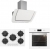 Silverline Beyaz Ankastre Set CS5364W01 + BO6502W02 + 3373 Misto