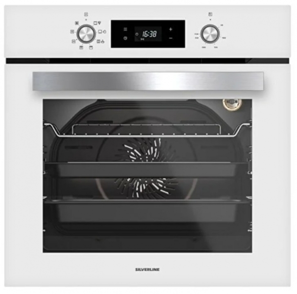 Silverline Beyaz Ankastre Set CS5700E6W01 + BO6504W01 + 3457 Soho