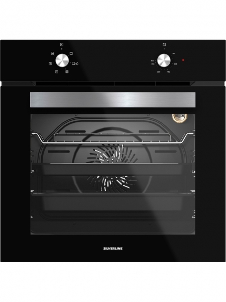 Silverline Siyah Ankastre Set VC8210B01 + BO6501B01 + 3182 Mila