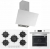 Silverline Beyaz Cam Ankastre Set CS5365W01 + BO6502W02 + 3481