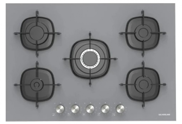 Silverline Gri Ankastre Set CS5622S01 + BO6504S01 + 3481
