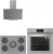 Silverline Gri Ankastre Set CS5622S01 + BO6504S01 + 3481