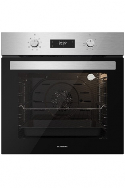 Silverline Inox Siyah Ankastre Set CS5335B01 + BO6504X01 + 3490 Oslo 60