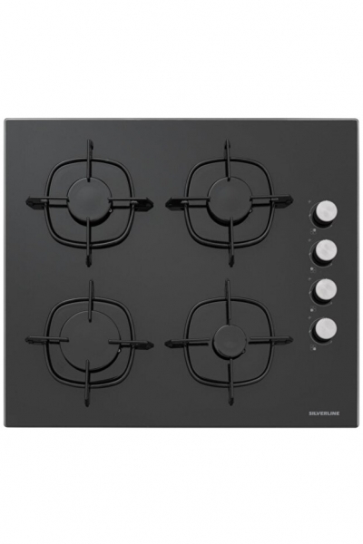 Silverline Inox Siyah Ankastre Set CS5335B01 + BO6504X01 + 3490 Oslo 60