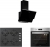Silverline Inox Siyah Ankastre Set CS5335B01 + BO6504X01 + 3490 Oslo 60