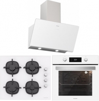 Silverline Beyaz Ankastre Set CS5343W01 + BO6504W01 + 3457 Soho 60