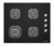 Silverline Siyah Cam Ankastre Set CS5629B01 + BO65P4B01 + 3481