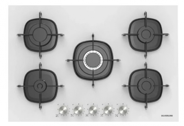 Silverline Beyaz Ankastre Set CS5622W01 + BO6501W01 + 3481
