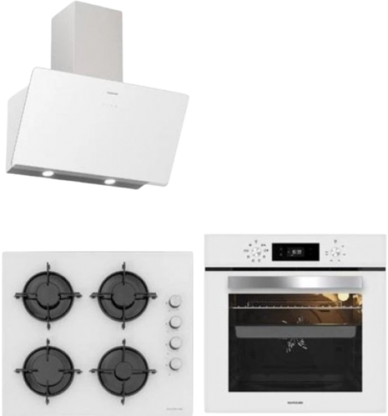 Sılverlıne Beyaz Ankastre Set CS5349W01 + BO65E4W01 + 3457 Soho 60