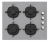Silverline Gri Ankastre Set CS5700E6S01 + BO65P4S01 + 3481