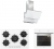 Silverline Beyaz Ankastre Set CS5365W01 + BO6501W01 + 3490 Oslo 60