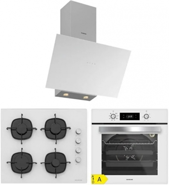 Silverline Beyaz Ankastre Set CS5335W02 + BO6504W01 + 3481