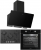 Silverline Siyah Ankastre Set CS5622B01 + BO6502B02 + 3457.6.110.02 Soho