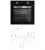Silverline Siyah Ankastre Set CS5622B01 + BO6502B02 + 3457.6.110.02 Soho