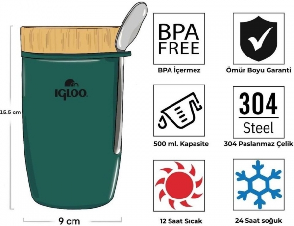 Igloo Bamboo Termos