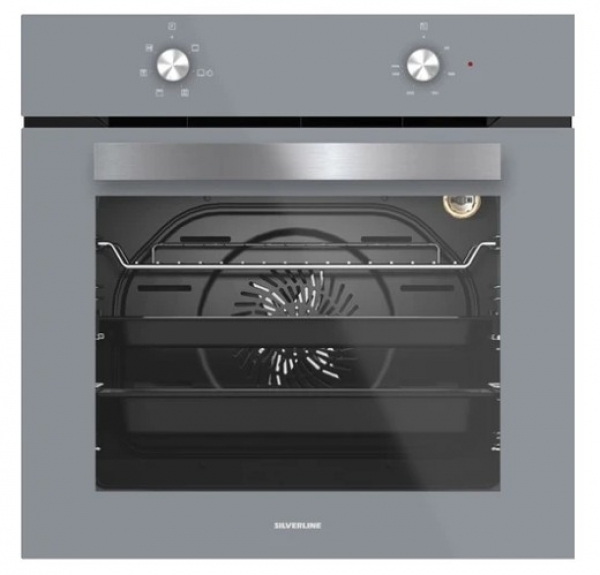 Silverline Silverlıne Gri Ankastre Set CS5622S01 + BO65E1S01 + 3481