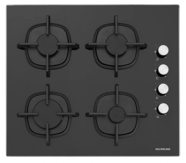 Silverline Siyah Ankastre Set CS5343B01 + BO6504B01 + 3457.6.110.02