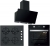 Silverline Siyah Ankastre Set CS5343B01 + BO6504B01 + 3457.6.110.02