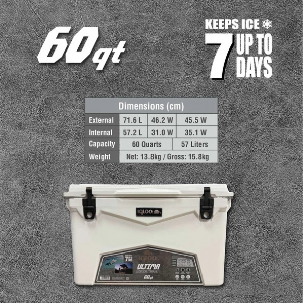 Igloo Ultima RotoMold 60 QT Termos (57 litre)