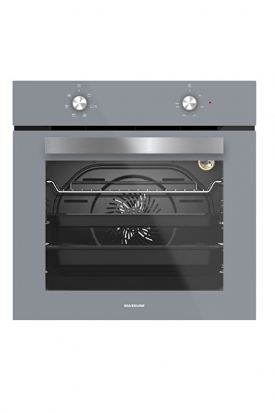 Silverline Gri Ankastre Set CS5349S01 + BO6501S01 + 3457 Soho 60