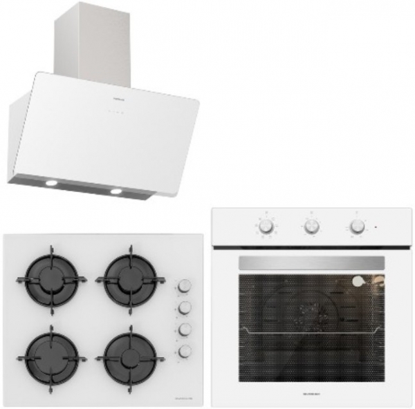 Silverline Beyaz Ankastre Set CS5349W01 + BO6503W01 + 3457 Soho