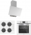 Silverline Beyaz Ankastre Set CS5700E6W01 + BO6502W02 + 3481