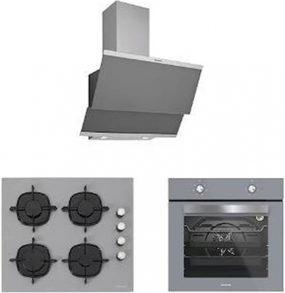 Silverline Gri Ankastre Set CS5335S02 + BO65E1S01 + 3420 Classy