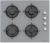 Silverline Gri Ankastre Set CS5349S01 + BO6502S02 + 3481