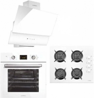 Luxell Beyaz Ankastre Set C6-40BF + B66-SGF3 + DA6 835