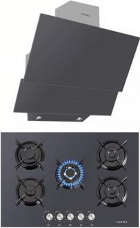 Luxell 2'Li Antrasit Ankastre Set LX-50 OAHDF +  + DA6-835