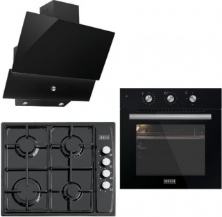 Kumtel Homtego Siyah Ankastre Set LX 410BF + A6-SF2 DT + DA6-830