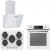 Hoover Beyaz Ankastre Set HVG74WK3W + HO3158W + HDG6C1GWTK