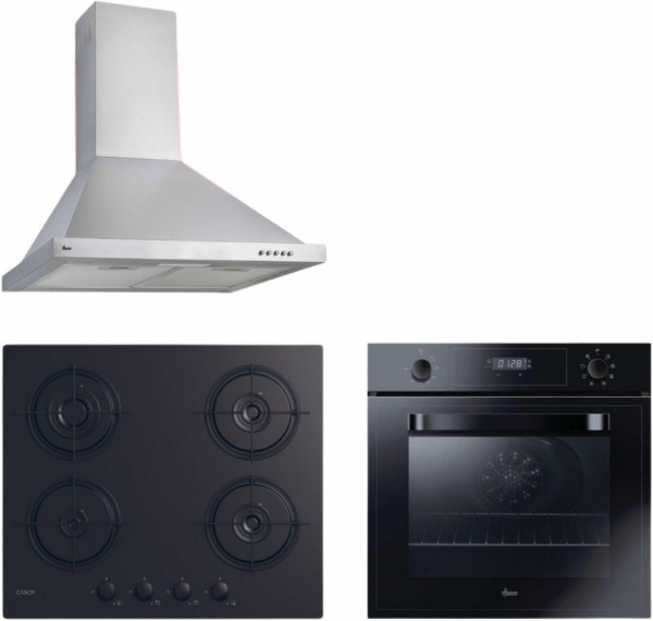 Hoover & Candy Elvora Ankastre Set CVW6BB + HOT3051B1